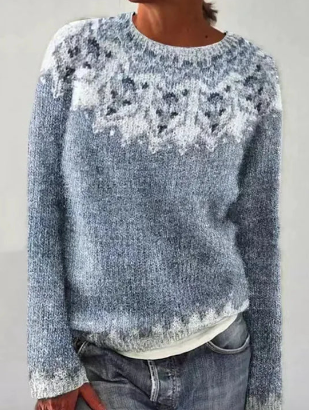 Lara - Nordic Charm Knit Sweater