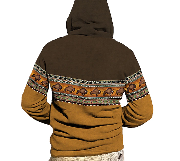 Buffalo Trail Vintage Hoodie