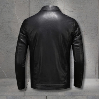 Axel Men's Classic Faux Leather Jacket